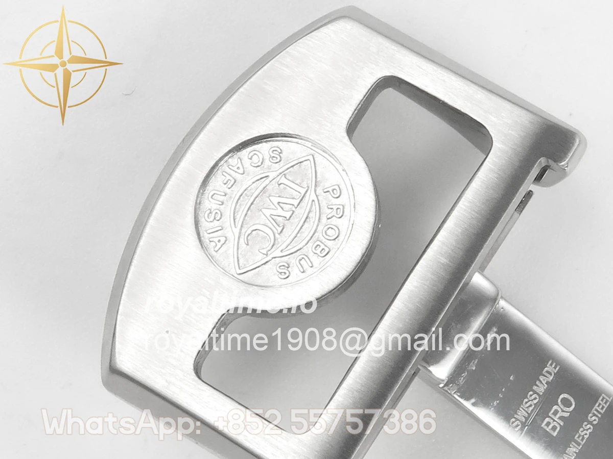 IWC Portugieser Perpetual Calendar SS 5033 APSF White/SS Dial on Black Leather Strap A52610 - Image 27