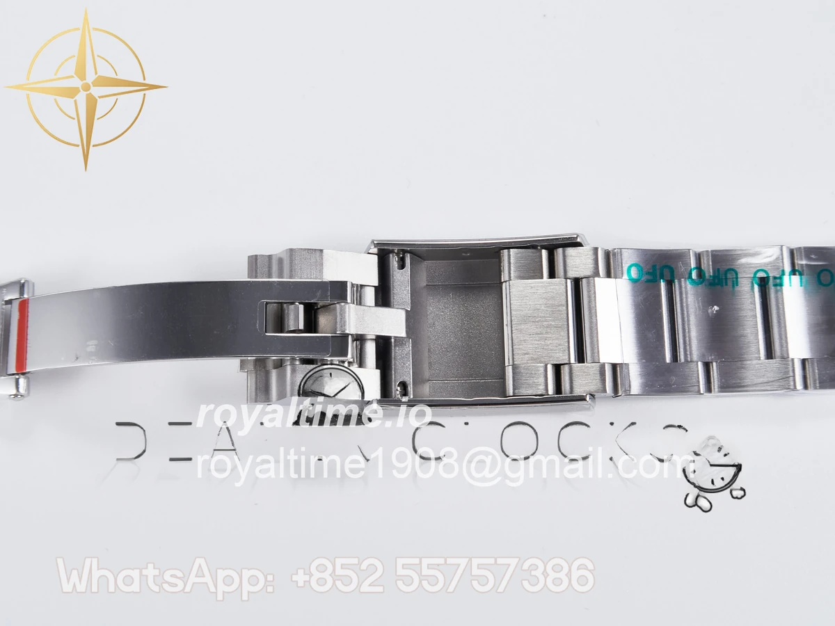 Rolex Daytona 126500 UFO 904L Steel Black Dial on SS Bracelet UF4131 (Free Sprung) - Image 27