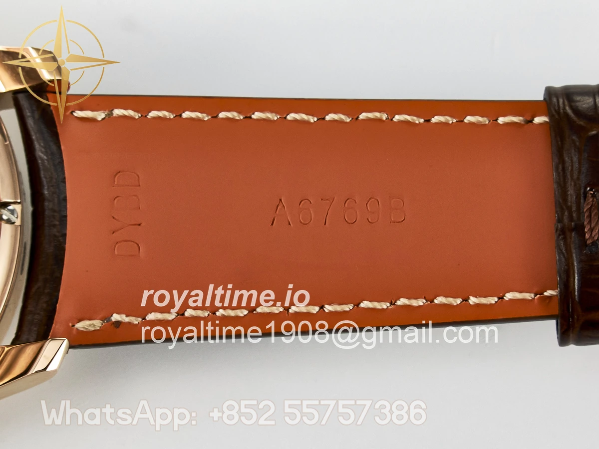 IWC IW5033 Portugieser Perpetual Calendar RG V9F White Dial on Brown Leather Strap A52610 - Image 27