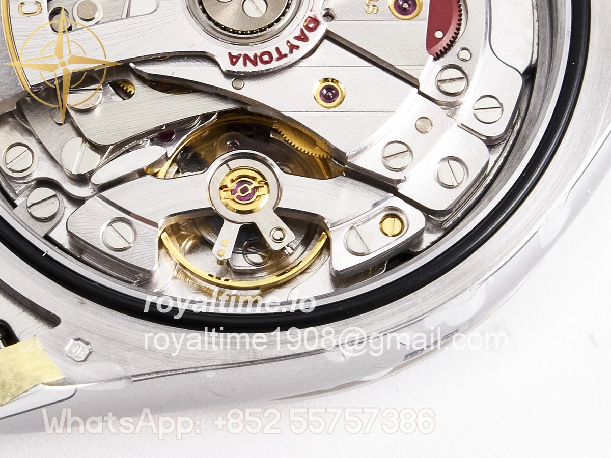 Rolex Daytona 126519 SS ARF Silver/Black Stick Dial on Oysterflex Strap DD4131 V2 (Weighted) - Image 28