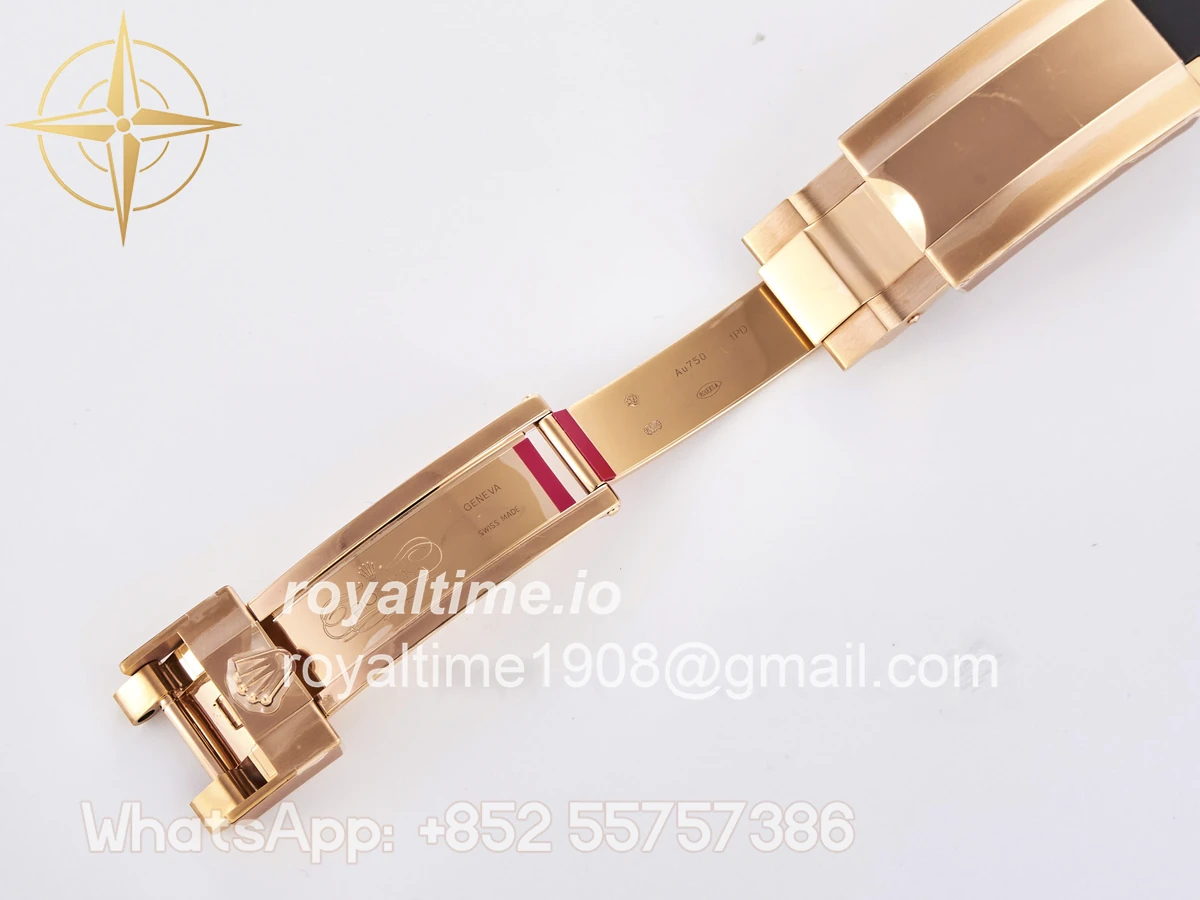 Rolex Daytona 126515 TMF Black/RG Stick Dial on Oysterflex Strap DD4131 - Image 29