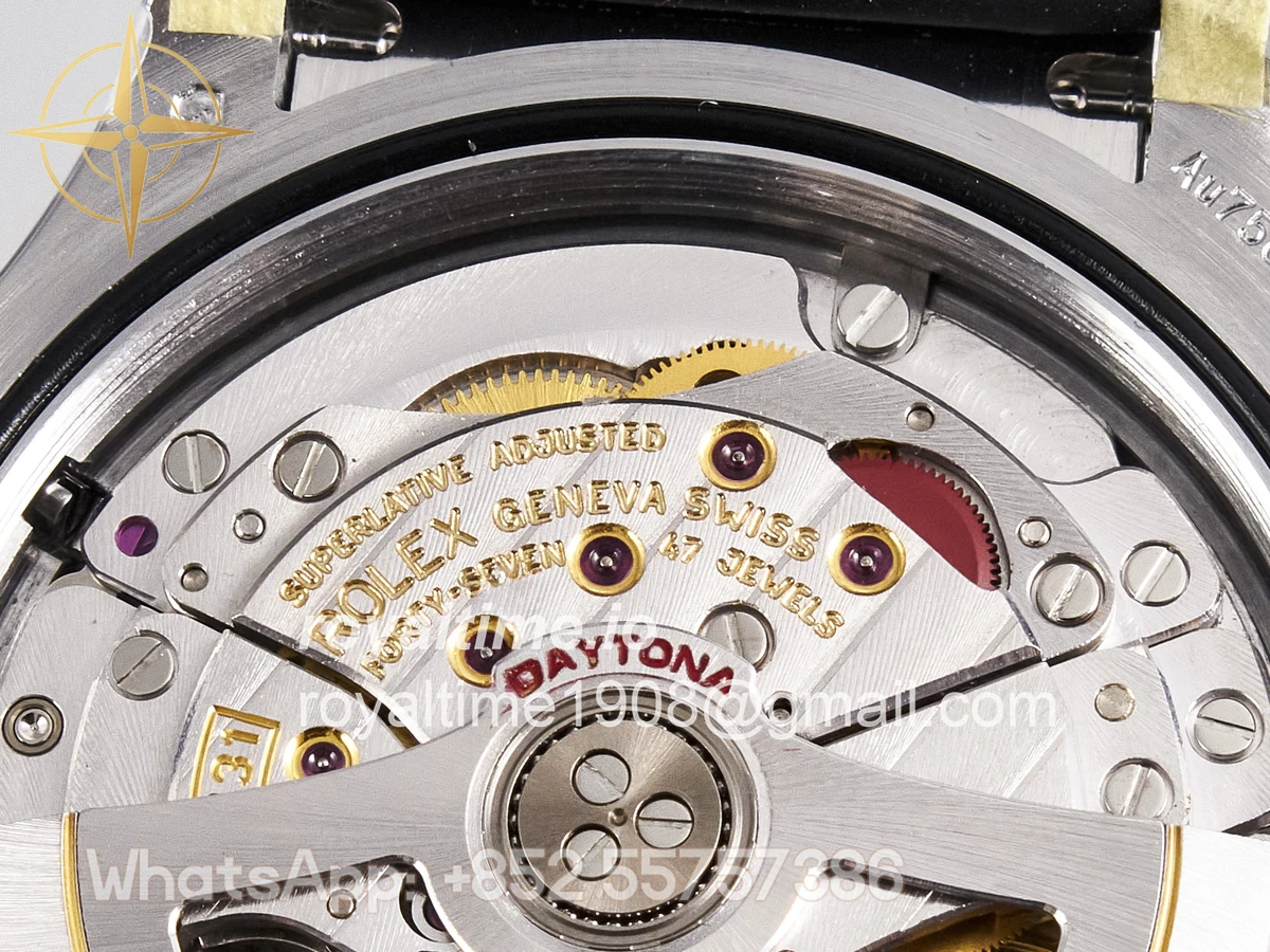 Rolex Daytona 126519 SS ARF Silver/Black Stick Dial on Oysterflex Strap DD4131 V2 (Weighted) - Image 29