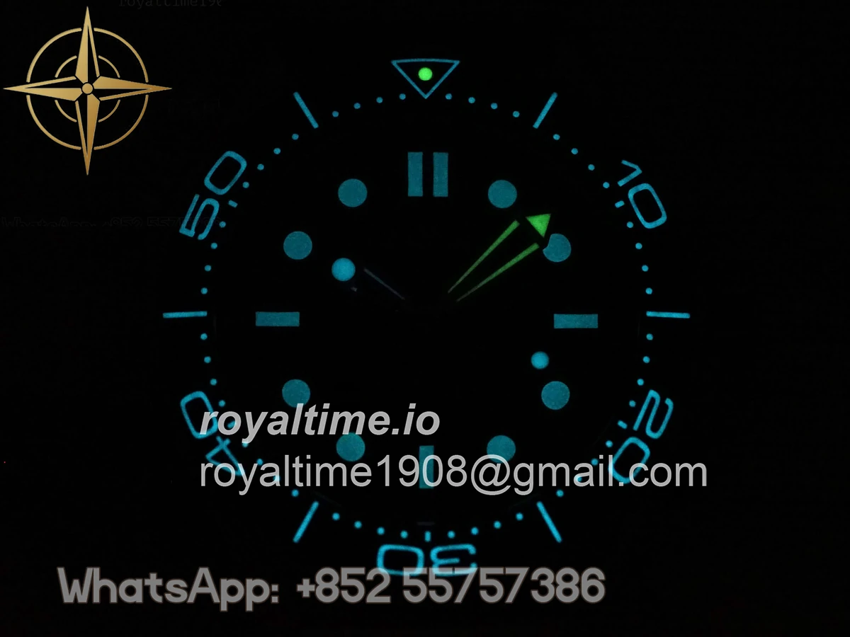 Omega Seamaster 300M Diver SS ORF Black/Orange Dial on SS Mesh Bracelet OR8806 - Image 29