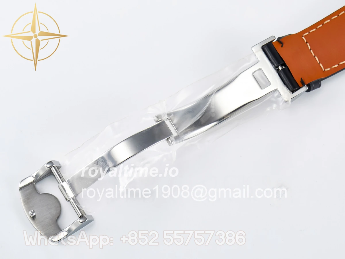 IWC IW5034 Portugieser Perpetual Calendar SS V9F White Dial on Black Leather Strap A52610 - Image 29