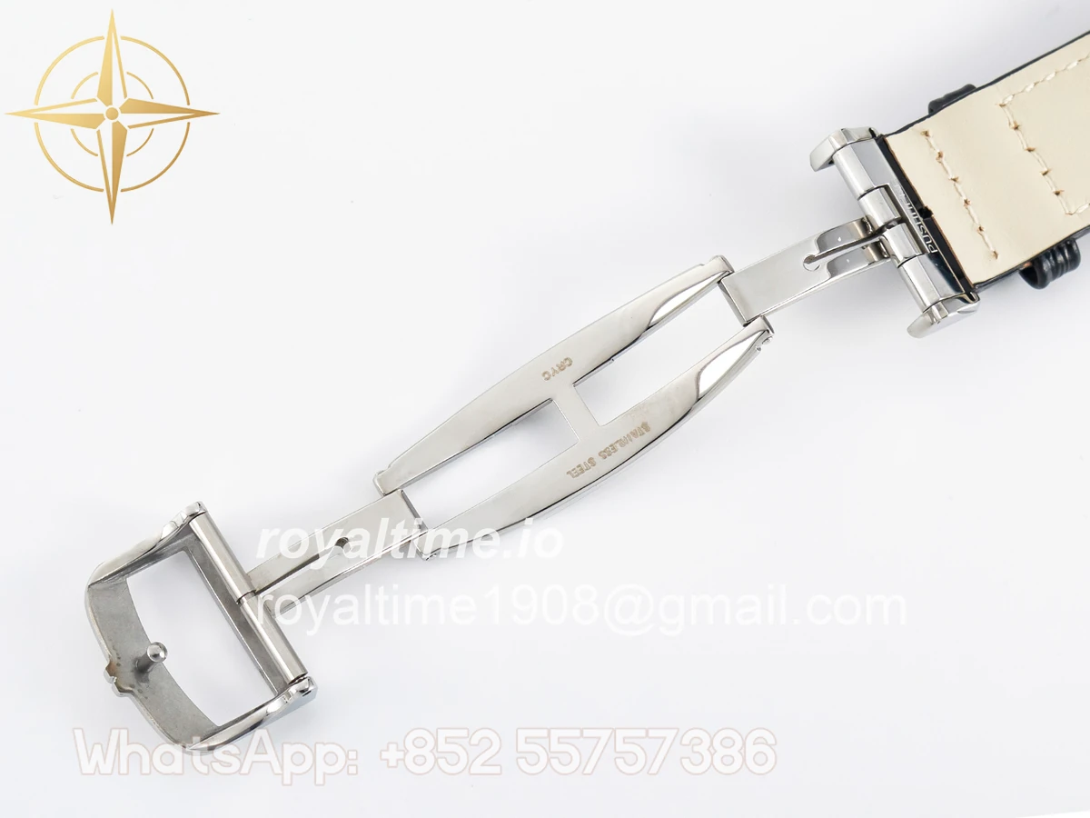 Jaeger-LeCoultre Master Ultra Thin Moon 1368420 SS Z+F Blue Dial on Black Leather Strap SA925 - Image 30