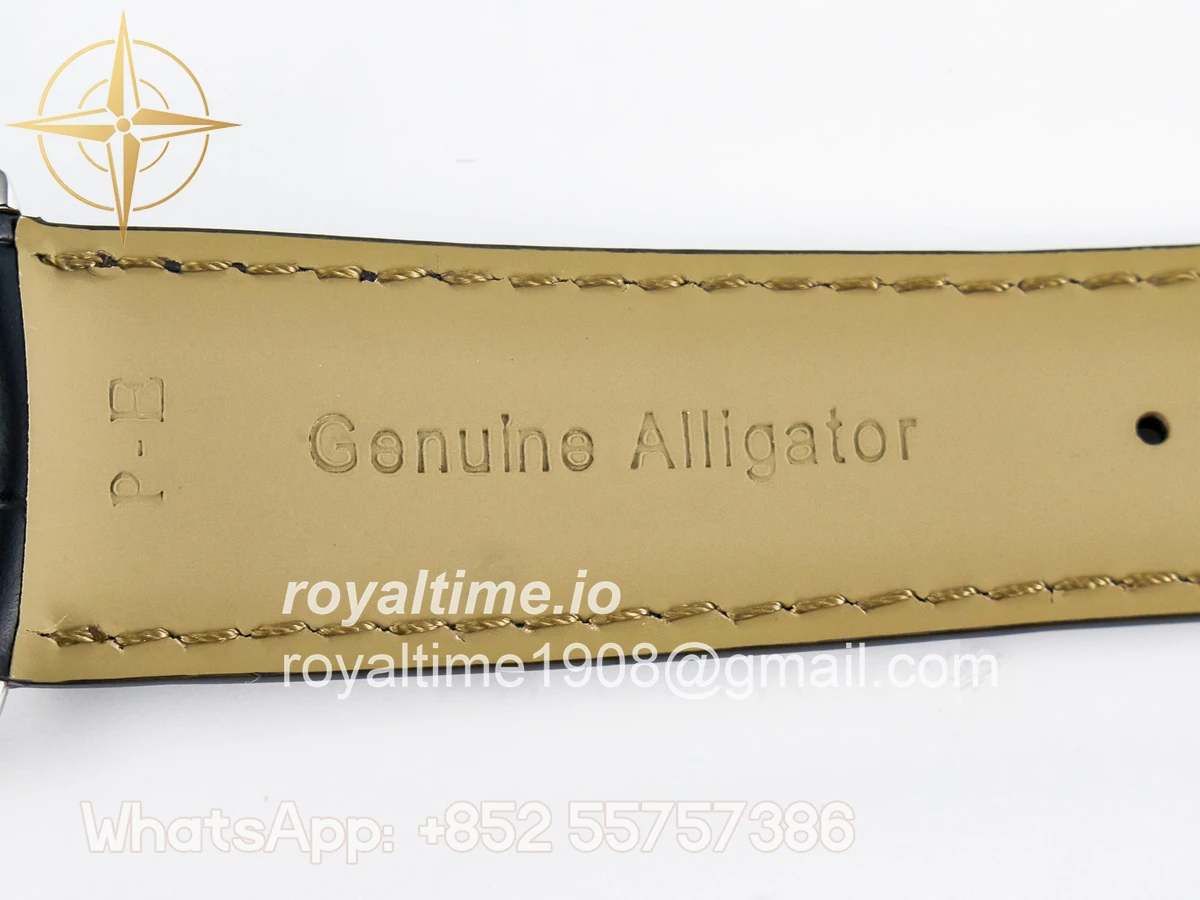 Jaeger-LeCoultre Master Ultra Thin Perpetual Calendar SS V9F Gray Dial Diamonds Bezel on Black Leather Strap A868 V2 - Image 30