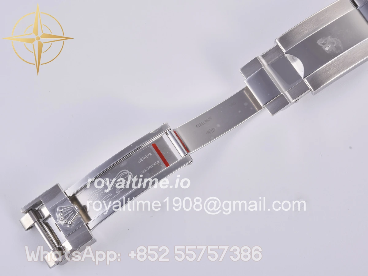 Rolex Daytona 126500 QF 904L Steel Black Dial on SS Bracelet JH4131 (Free Sprung) - Image 31