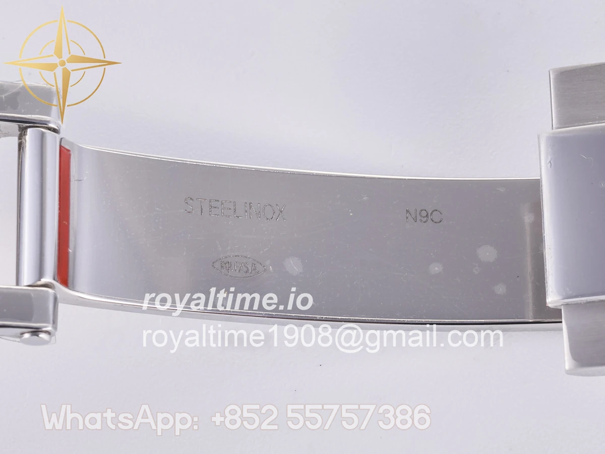 Rolex Daytona 126500 QF 904L Steel Black Dial on SS Bracelet JH4131 (Free Sprung) - Image 33