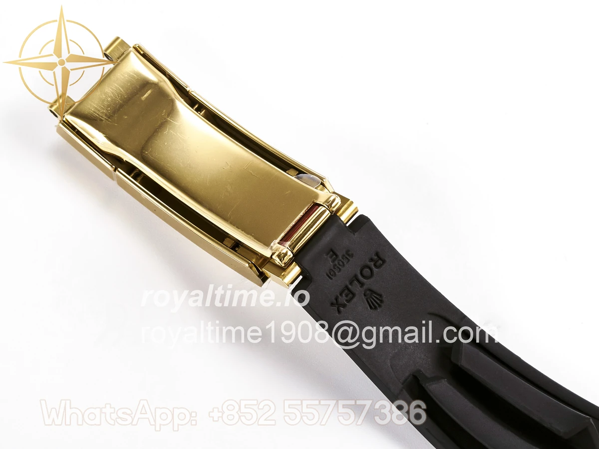 rolex Daytona 126518 YG ARF Black/YG Diamonds Dial on Oysterflex Strap DD4131 V2 (Weighted) - Image 33