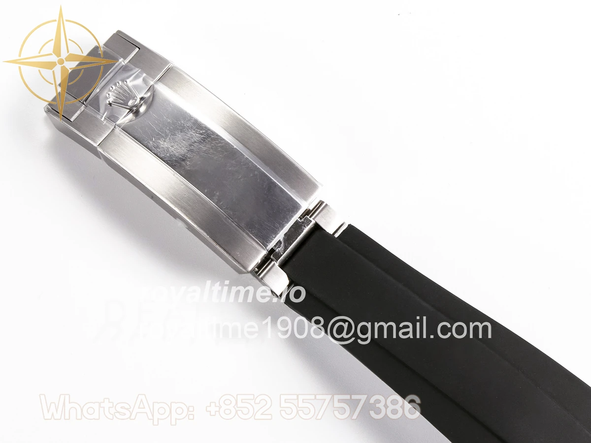 Rolex Daytona 126519 SS ARF Silver/Black Stick Dial on Oysterflex Strap DD4131 V2 (Weighted) - Image 33