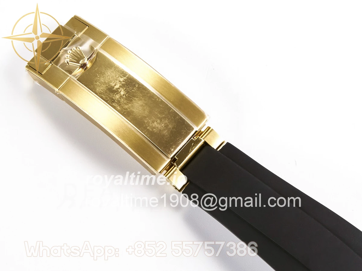 rolex Daytona 126518 YG ARF Black/YG Diamonds Dial on Oysterflex Strap DD4131 V2 (Weighted) - Image 34