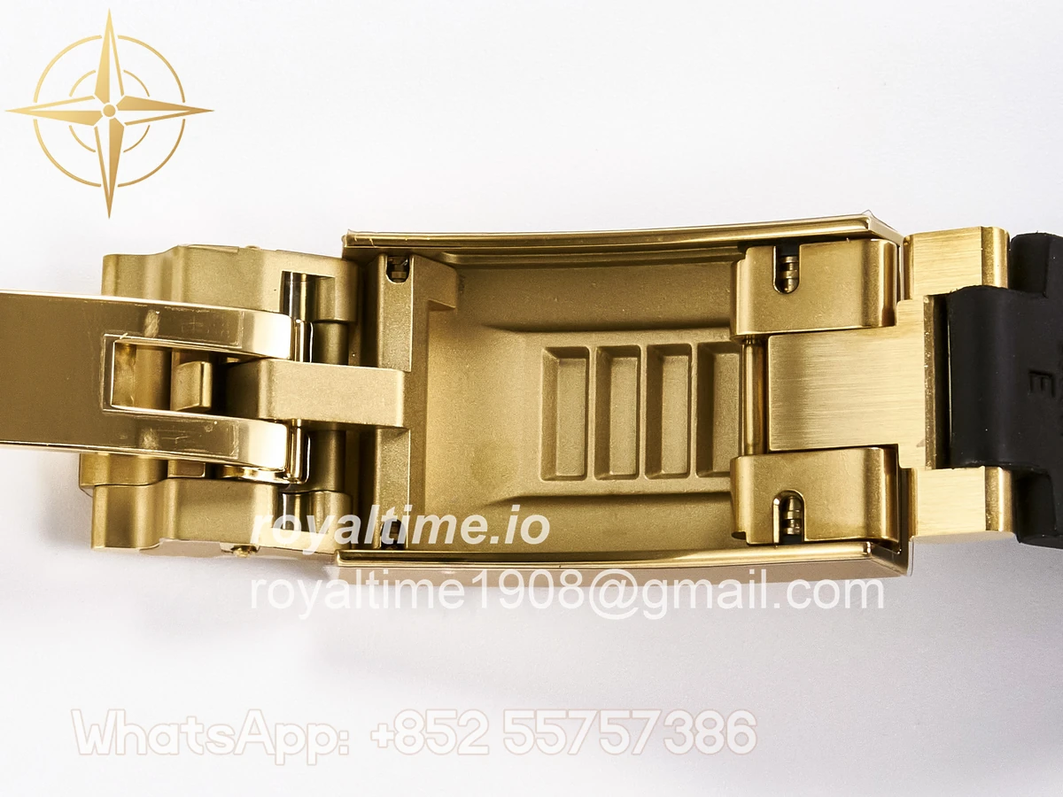 rolex Daytona 126518 YG ARF Black/YG Diamonds Dial on Oysterflex Strap DD4131 V2 (Weighted) - Image 36