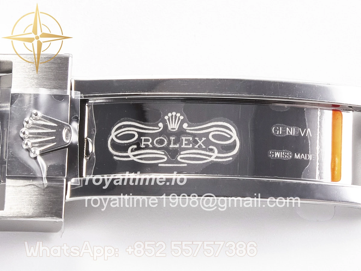 Rolex Daytona 126519 SS ARF Silver/Black Stick Dial on Oysterflex Strap DD4131 V2 (Weighted) - Image 39