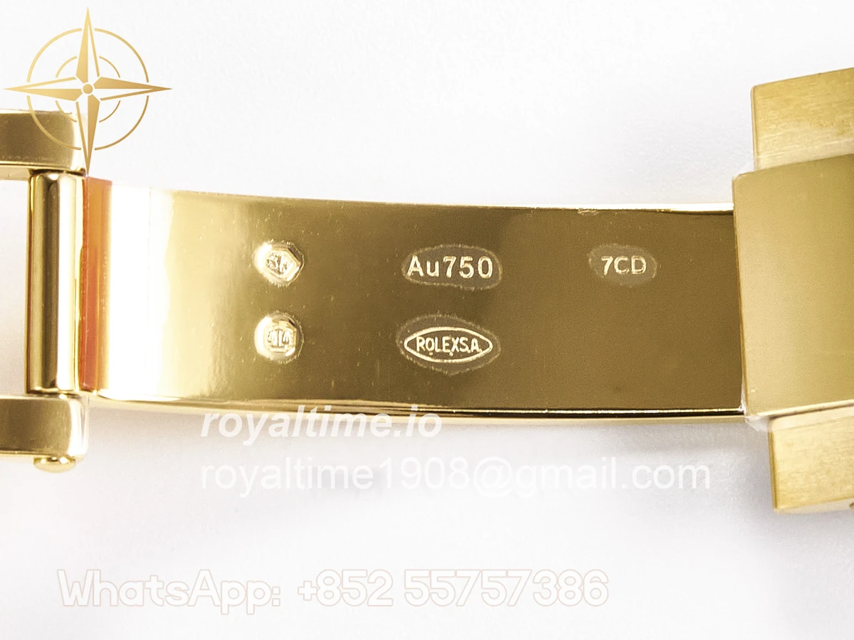 rolex Daytona 126518 YG ARF Black/YG Diamonds Dial on Oysterflex Strap DD4131 V2 (Weighted) - Image 39