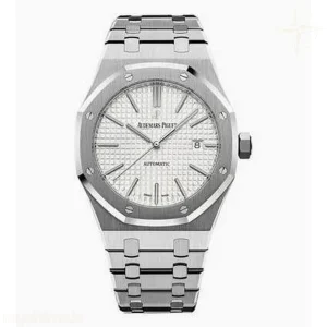 Audemars Piguet Royal Oak 15400 41mm ZF Stainless Steel White Textured Dial on Stainless Steel Bracelet A3120