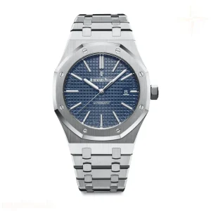 Audemars Piguet Royal Oak 15400 41mm APSF Stainless Steel Blue Dial Textured Dial on Stainless Steel Bracelet SA3120 Super Clone V5