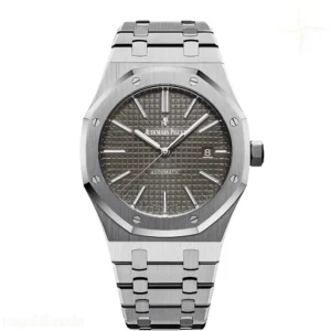Audemars Piguet Royal Oak 15400 41mm APSF Stainless Steel Gray Dial Textured Dial on Stainless Steel Bracelet SA3120 Super Clone V5