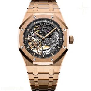 Audemars Piguet Royal Oak Openworked 15407 41mm THBF Rose Gold on Rose Gold Bracelet SA3132 V3