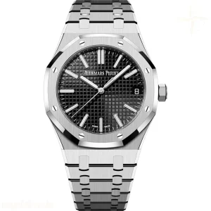 Audemars Piguet Royal Oak 15510 50th Anniversary 41mm ZF Stainless Steel Black Textured Dial on Stainless Steel Bracelet A4302