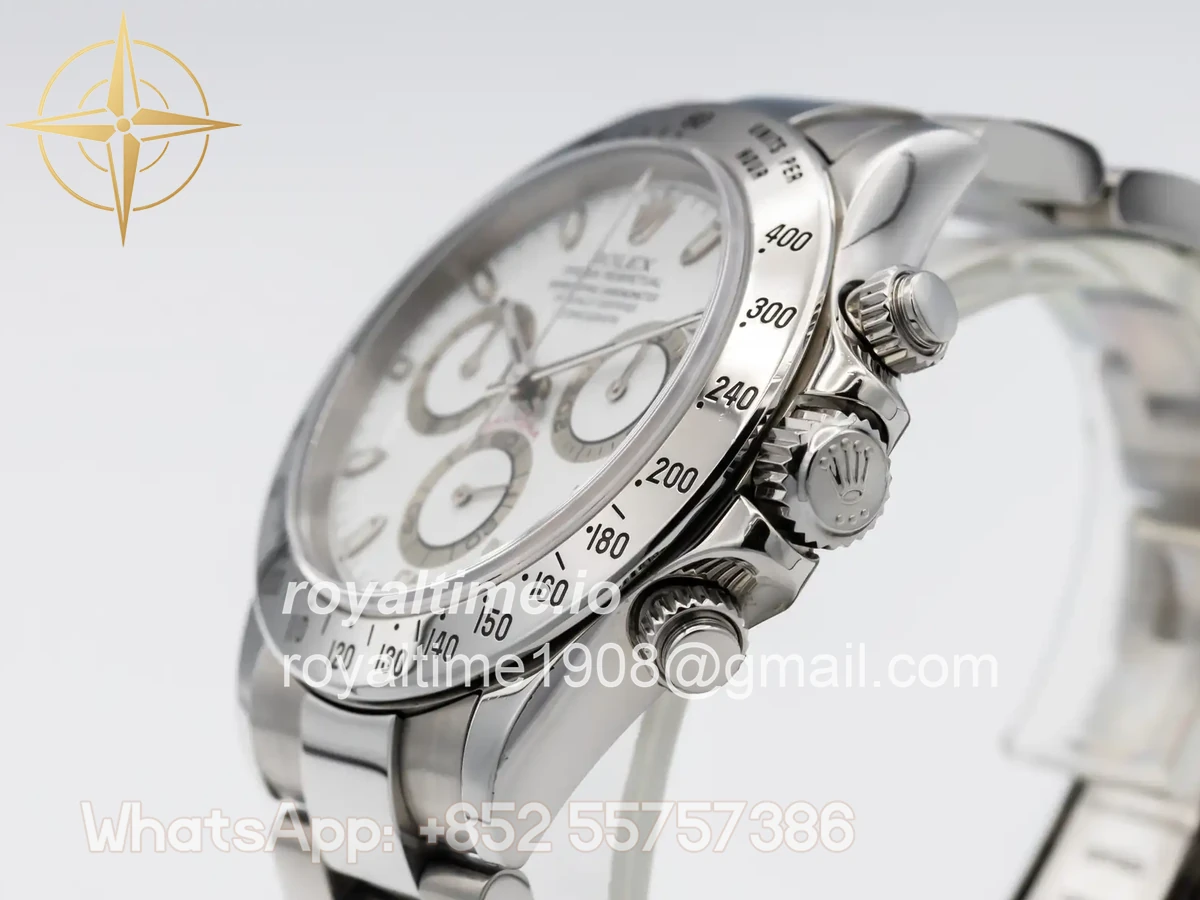 Cosmograph Daytona 116520 VF 904L Stainless Steel White Dial DD4130 - Image 2