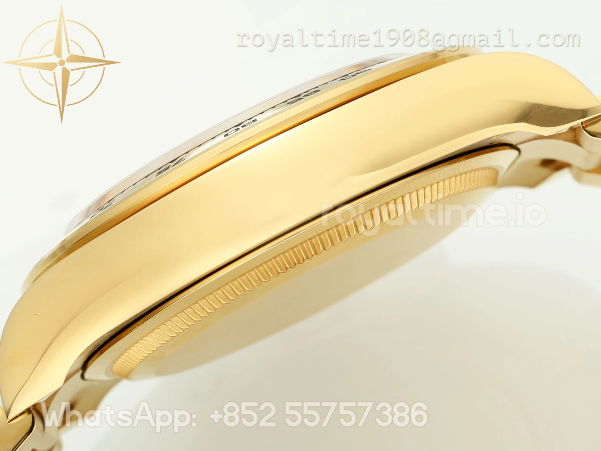 Cosmograph Daytona 126508 APSF Yellow Gold Black Dial Diamond Markers SH4131 - Image 8