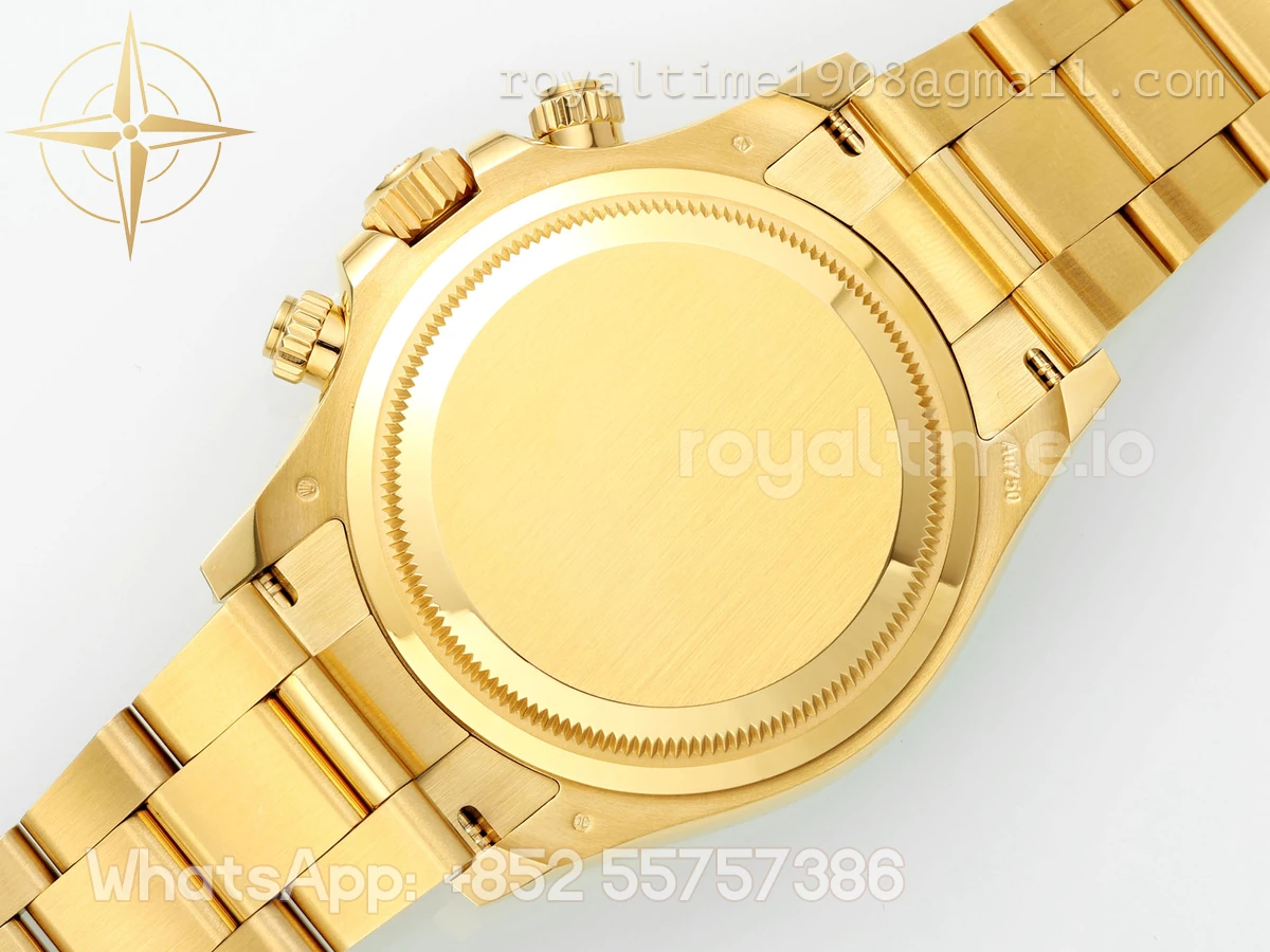 Cosmograph Daytona 126508 APSF Yellow Gold Black Dial Diamond Markers SH4131 - Image 10