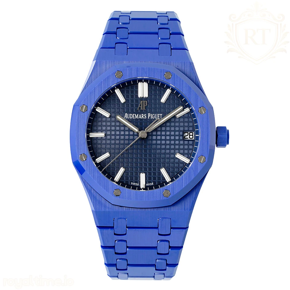 Audemars Piguet Royal Oak 15500 41mm APSF Ceramic Blue Dial Blue Ceramic Bezel SA4302