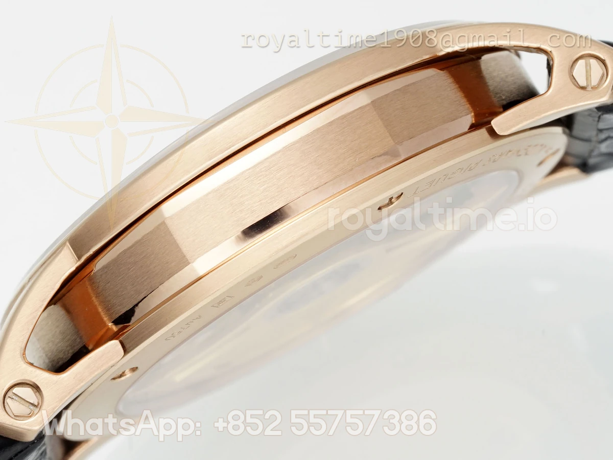 Audemars Piguet Code 11.59 15210 APSF Rose Gold Black Dial on Leather Strap A4302 - Image 10