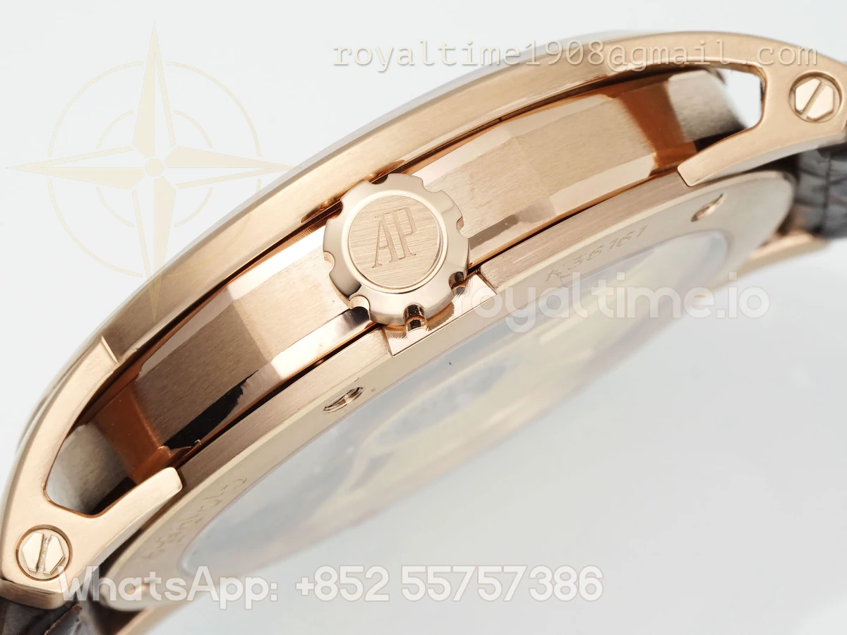 Audemars Piguet Code 11.59 15210 APSF Rose Gold White Dial on Leather Strap A4302 - Image 8
