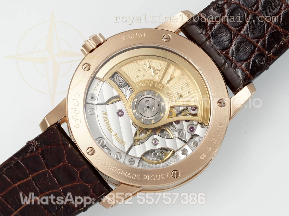 Audemars Piguet Code 11.59 15210 APSF Rose Gold White Dial on Leather Strap A4302 - Image 10