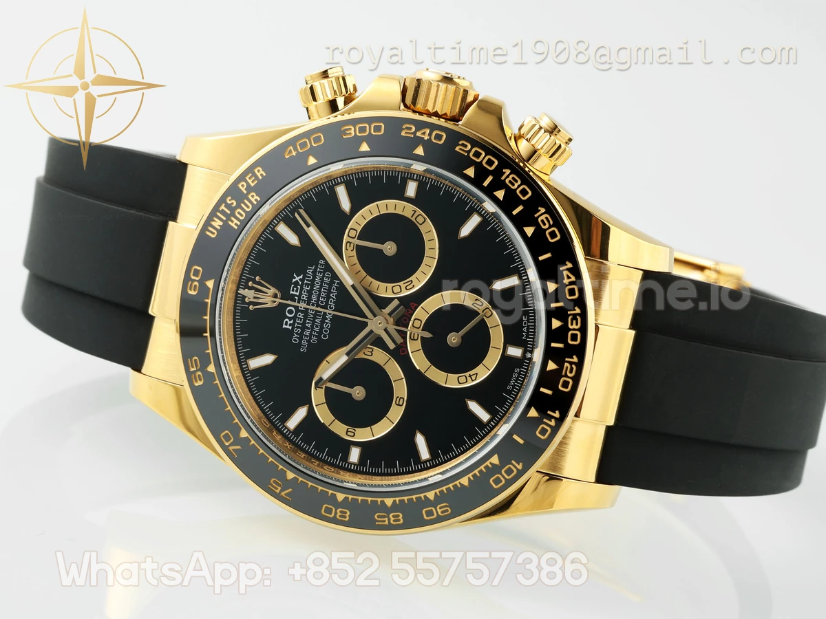 Cosmograph Daytona 126518LN APSF Black Dial Stick Markers on Oysterflex Strap SH4131 (Gain Weight) - Image 10