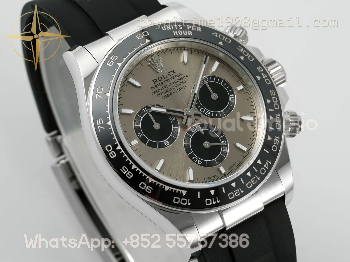 Rolex Cosmograph Daytona 126519LN APSF Grey Dial Stick Marker on Oysterflex Strap SA/SH4131 (Gain Weight)