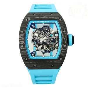 Richard Mille Richard Mille RM055 APSF NTPT Blue inner Bezel Blue Crown on Blue Rubber Strap Super Clone V2 RMUL2