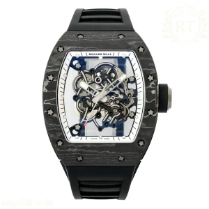 RICHARD MILLE RM055 APSF NTPT White inner Bezel on Black Rubber Strap Super Clone V2 RMUL2