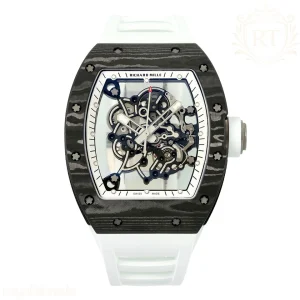 Richard Mille Richard Mille RM055 APSF NTPT White inner Bezel White Crown on White Rubber Strap Super Clone V2 RMUL2