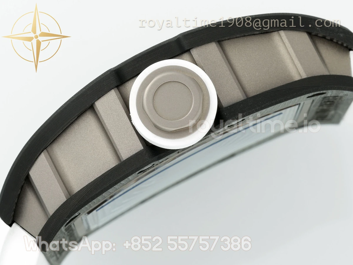 Richard Mille Richard Mille RM055 APSF NTPT White inner Bezel White Crown on White Rubber Strap Super Clone V2 RMUL2 - Image 8
