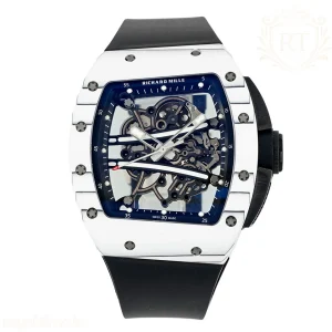 Richard Mille RM61-01 RM061 APSF NTPT Black inner Bezel Black Crown on Black Rubber Strap Super Clone V2 RMUL2