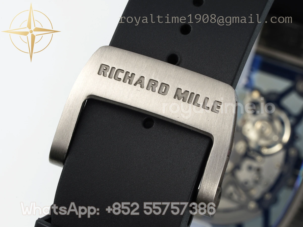 Richard Mille RM035-02 APSF Black Rubber Strap (Free Sprung) RMAL1 Super Clone V3 - Image 7