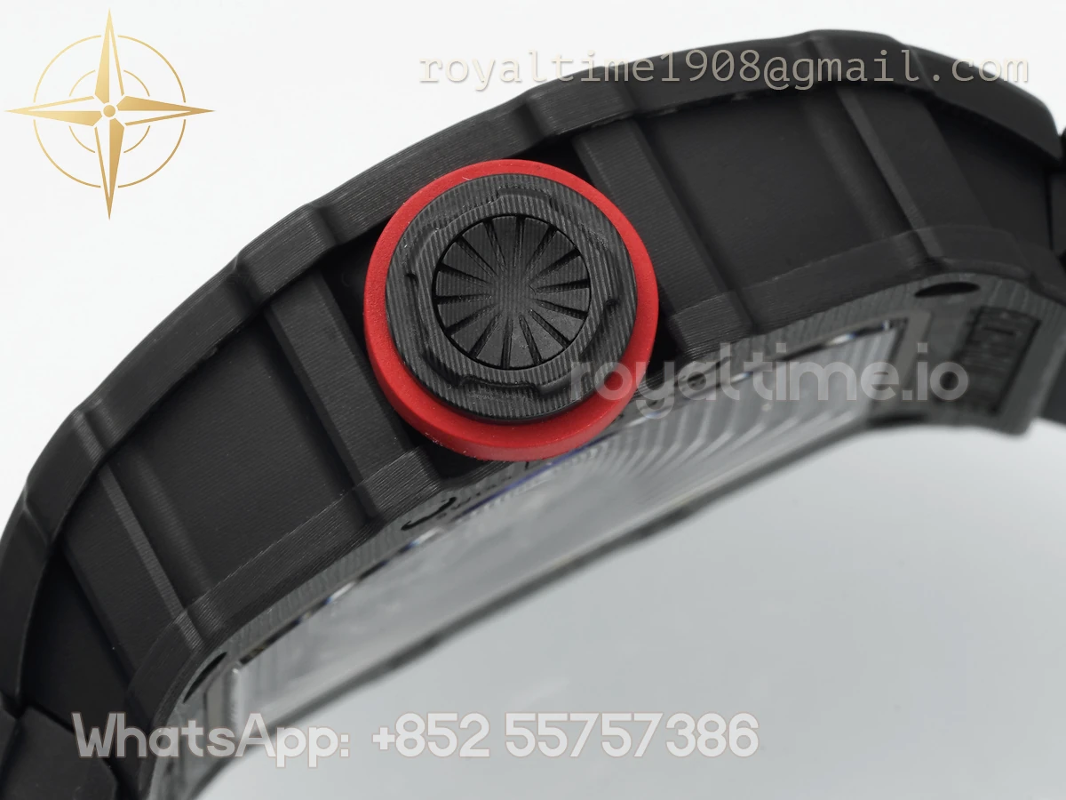 Richard Mille RM035-02 APSF Black Rubber Strap (Free Sprung) RMAL1 Super Clone V3 - Image 8