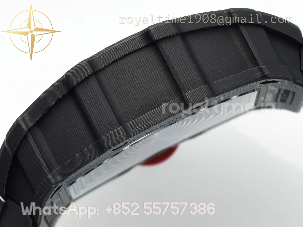 Richard Mille RM035-02 APSF Black Rubber Strap (Free Sprung) RMAL1 Super Clone V3 - Image 9