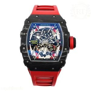 Richard Mille RM35-02 RM035 APSF Red Rubber Strap (Free Sprung) RMAL1 Super Clone V3