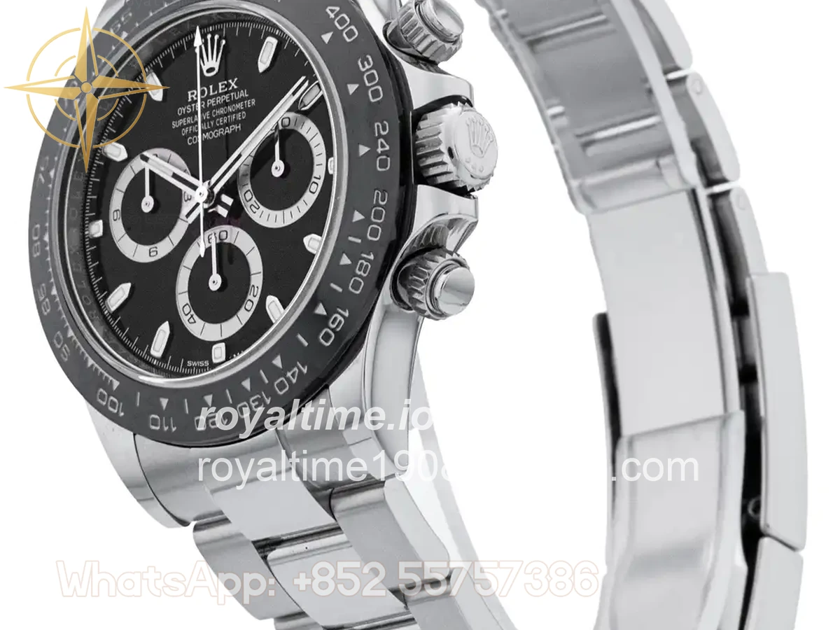 Cosmograph Daytona 116500 VF 904L Stainless Steel Black Dial DD4130 - Image 2