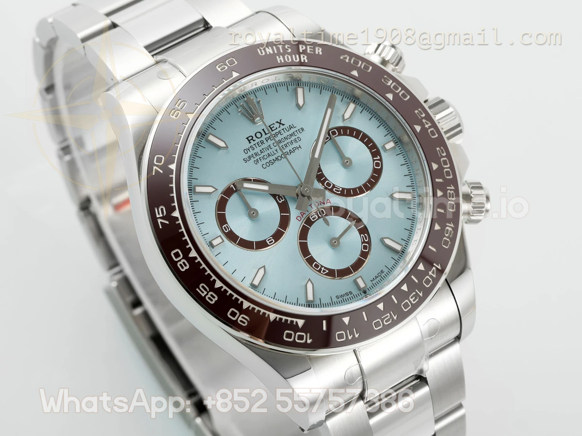 Cosmograph Daytona 126506 APSF 904L Stainless Steel Ice Blue Dial Diamond Markers SH4131 - Image 13