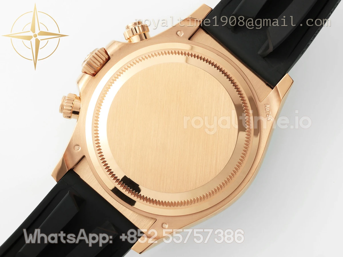 Rolex Cosmograph Daytona 126515LN APSF Rose Gold Brown Dial on Oysterflex Strap SA/SH4131 (Gain Weight) - Image 5