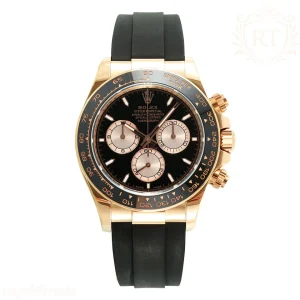Cosmograph Daytona 126518LN APSF Yellow Gold Black Dial on Oysterflex Strap SA - SH4131 (Gain Weight)