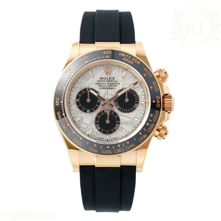 Rolex Cosmograph Daytona 126515LN APSF Rose Gold Meteorite Dial on Oysterflex Strap SA/SH4131 (Gain Weight)
