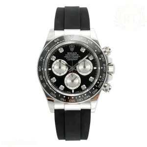 Cosmograph Daytona 126519LNG APSF Black Dial Diamond Marker on Oysterflex Strap SH4131 (Gain Weight)