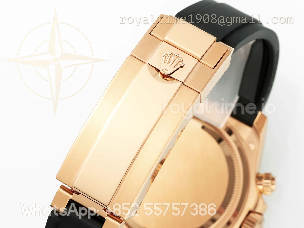 Rolex Cosmograph Daytona 126518LN APSF Yellow Gold Champagne Dial Stick Markers on Oysterflex Strap SH4131 (Gain Weight) - Image 2