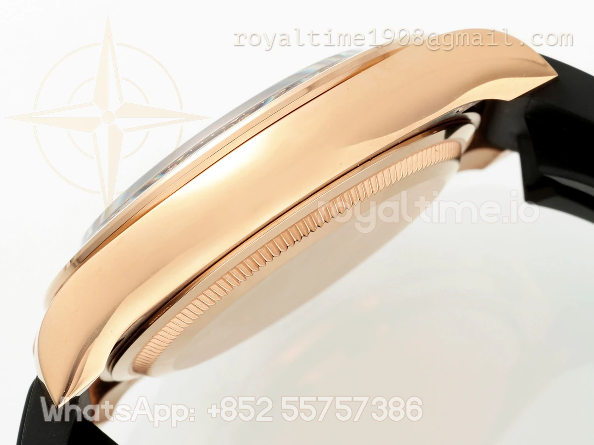 Rolex Cosmograph Daytona 126518LN APSF Yellow Gold Champagne Dial Stick Markers on Oysterflex Strap SH4131 (Gain Weight) - Image 4