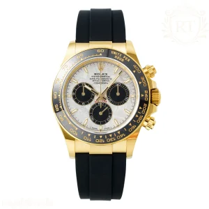 Rolex Cosmograph Daytona 126518 APSF Yellow Gold Meteorite Dial on Oysterflex Strap SA/SH4130 (Gain Weight)